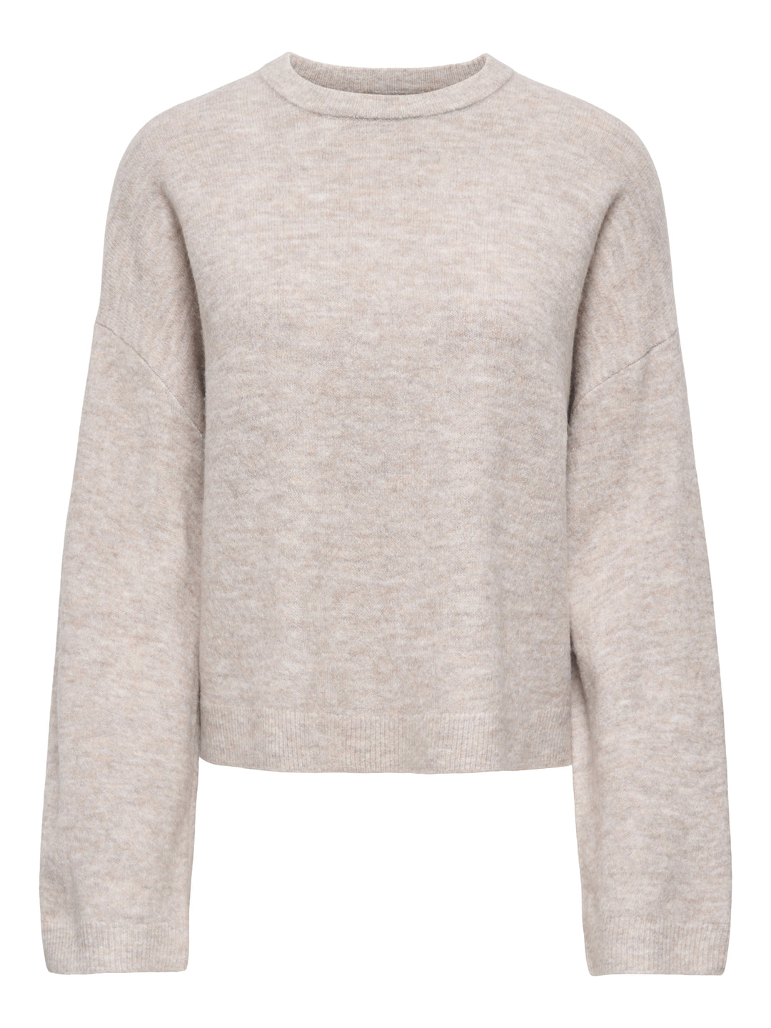 ONLSIMONI L/S O-NECK PULLOVER KNT N, Pumice Stone/MELANGE 189959001 Bild 1