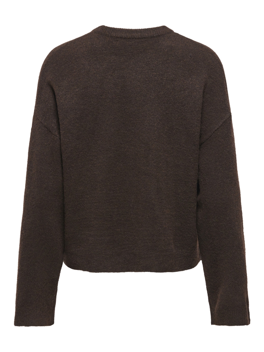 ONLSIMONI L/S O-NECK PULLOVER KNT N, Coffee Bean/MELANGE 237375001 Bild 2