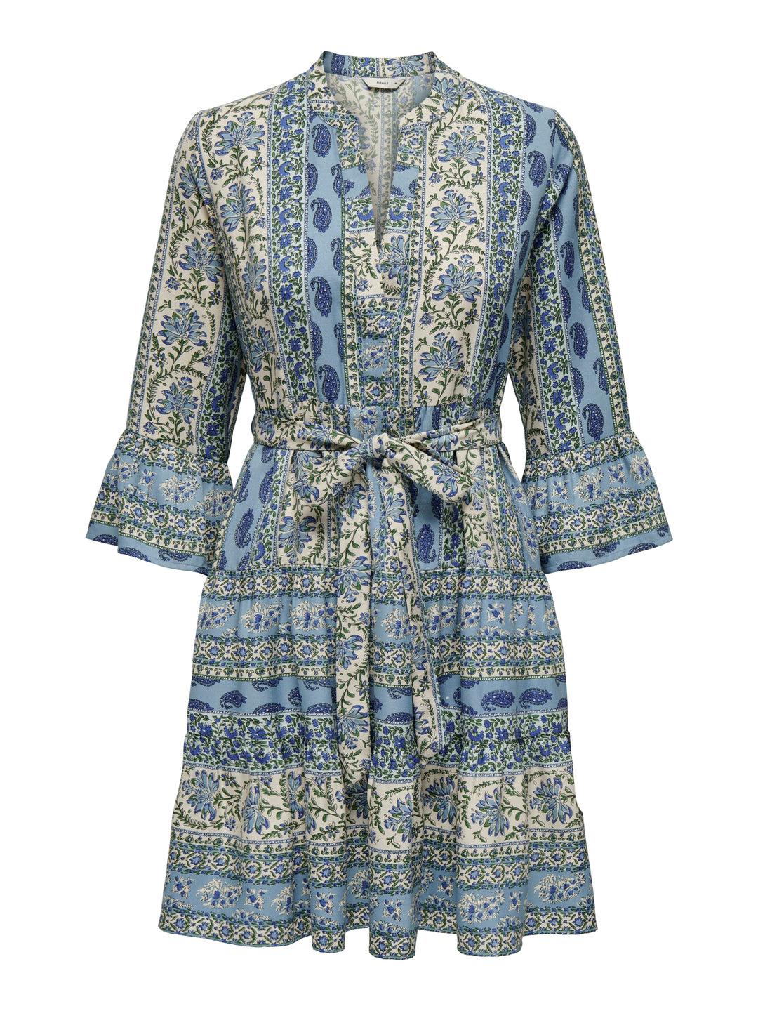 ONLSINA LIFE 3/4 SHORT DRESS NOOS W, Cloud Dancer/SINA PAISLEY 177922001 Bild 1