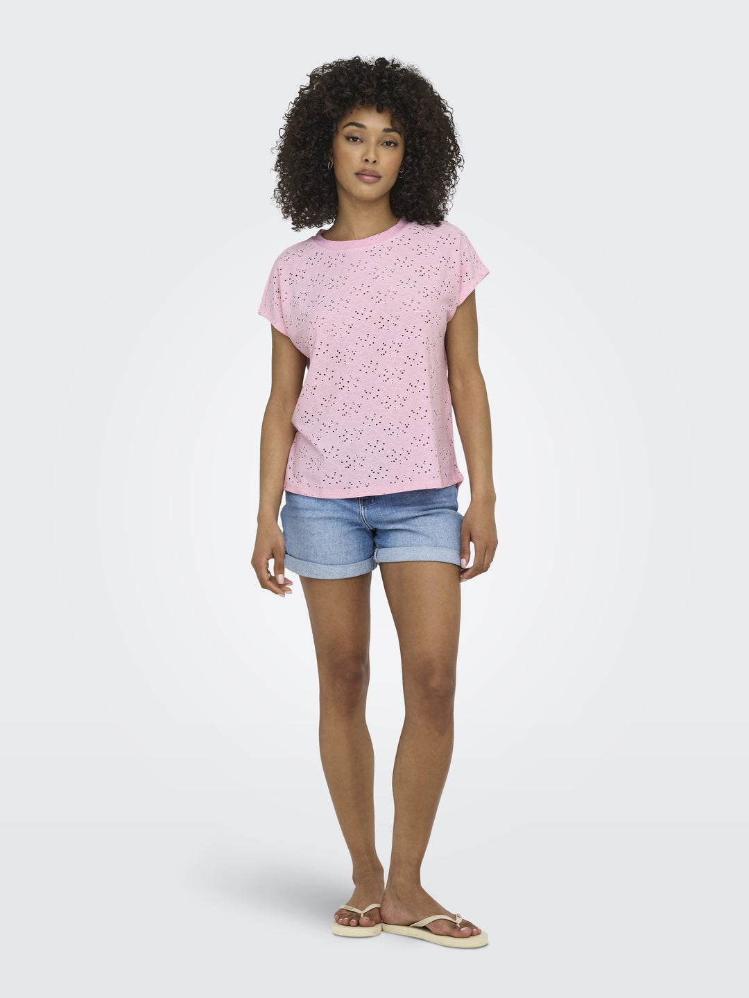 ONLSMILLA S/S TOP JRS NOOS, Roseate Spoonbill 234475 Bild 3