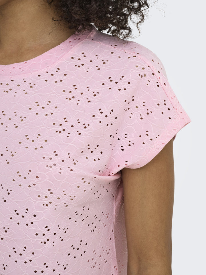ONLSMILLA S/S TOP JRS NOOS, Roseate Spoonbill 234475 Bild 6