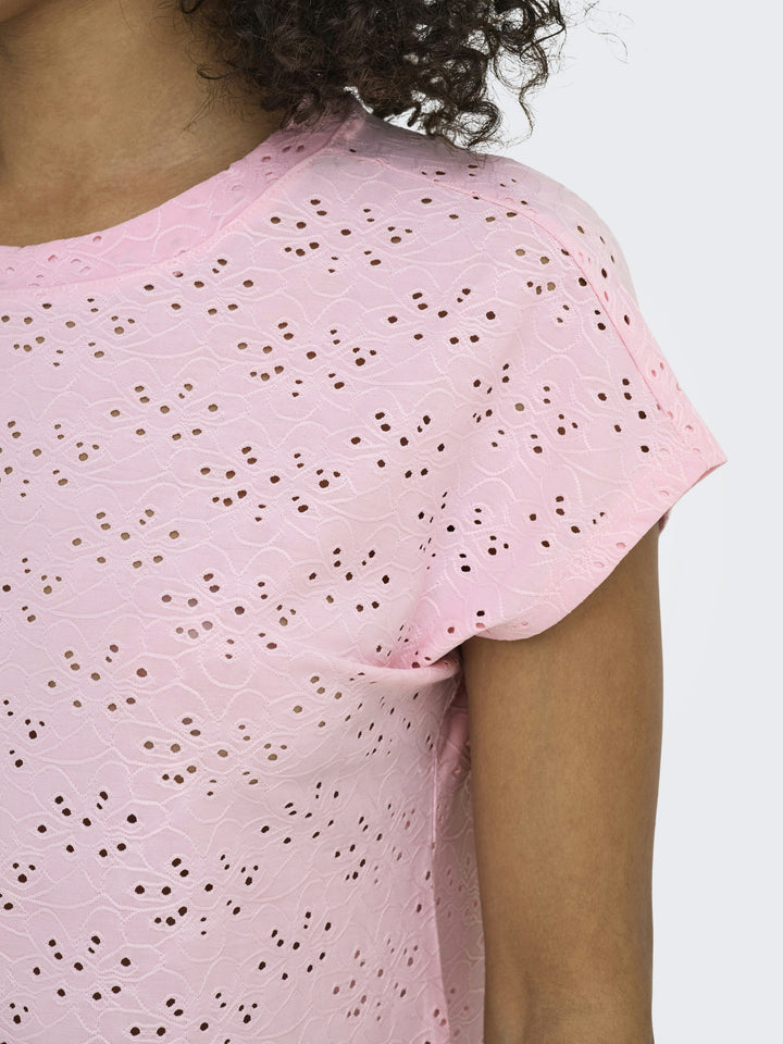 ONLSMILLA S/S TOP JRS NOOS, Roseate Spoonbill 234475 Bild 6