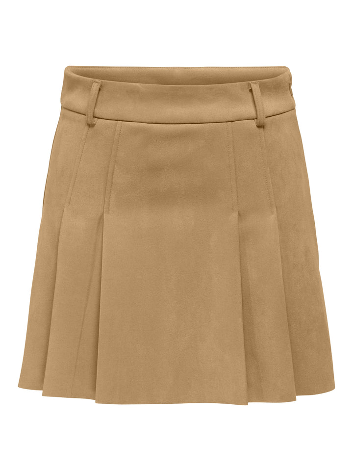 ONLSTINA LIFE HW FAUX SUEDE SKIRT P, Toasted Coconut 227035 Bild 1