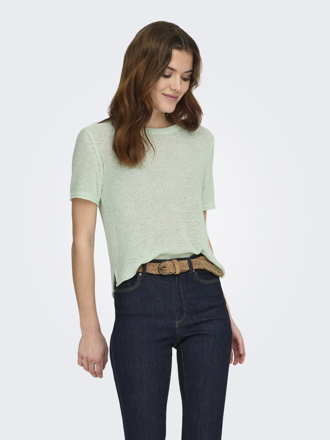ONLSUNNY S/S PULLOVER KNT NOOS, Green Lily 202570 Bild 4