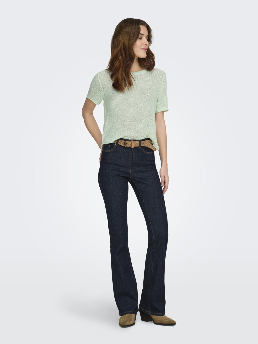 ONLSUNNY S/S PULLOVER KNT NOOS, Green Lily 202570 Bild 6