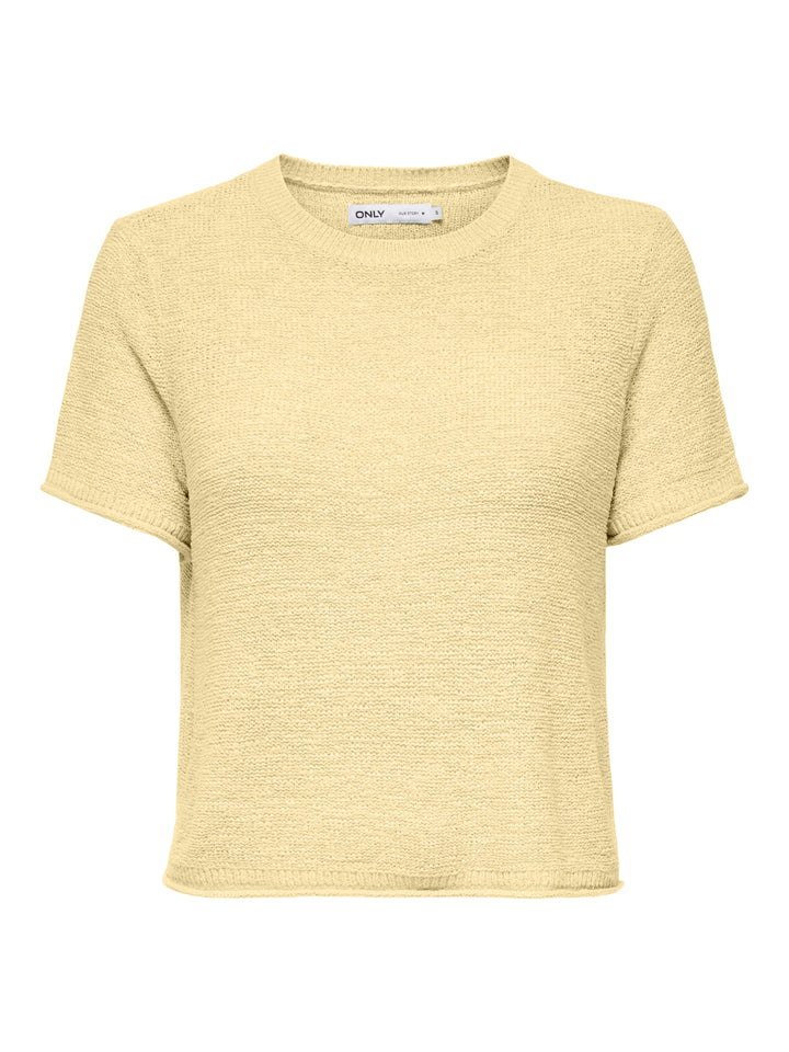 ONLSUNNY S/S PULLOVER KNT NOOS, Double Cream 288015 Bild 1