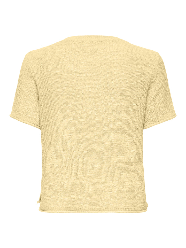 ONLSUNNY S/S PULLOVER KNT NOOS, Double Cream 288015 Bild 2
