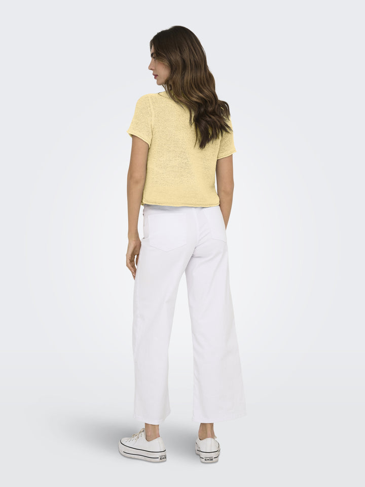 ONLSUNNY S/S PULLOVER KNT NOOS, Double Cream 288015 Bild 4