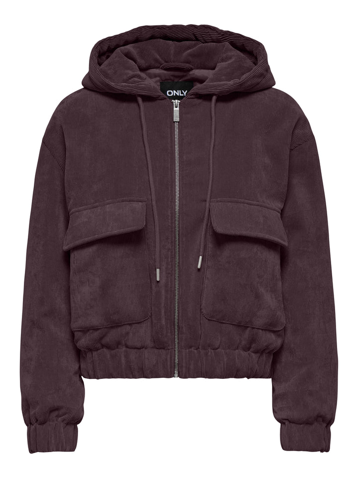 ONLSUVA CORDUROY PAD SHORT JACKET C, Winetasting 188839 Bild 1