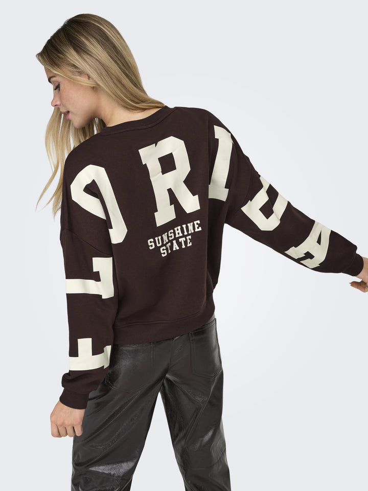 ONLSWEAT L/S BACK/SLEEVE PRINT SWT, Vineyard Wine/BIRCH FLORIDA PRINT 187242004 Bild 4
