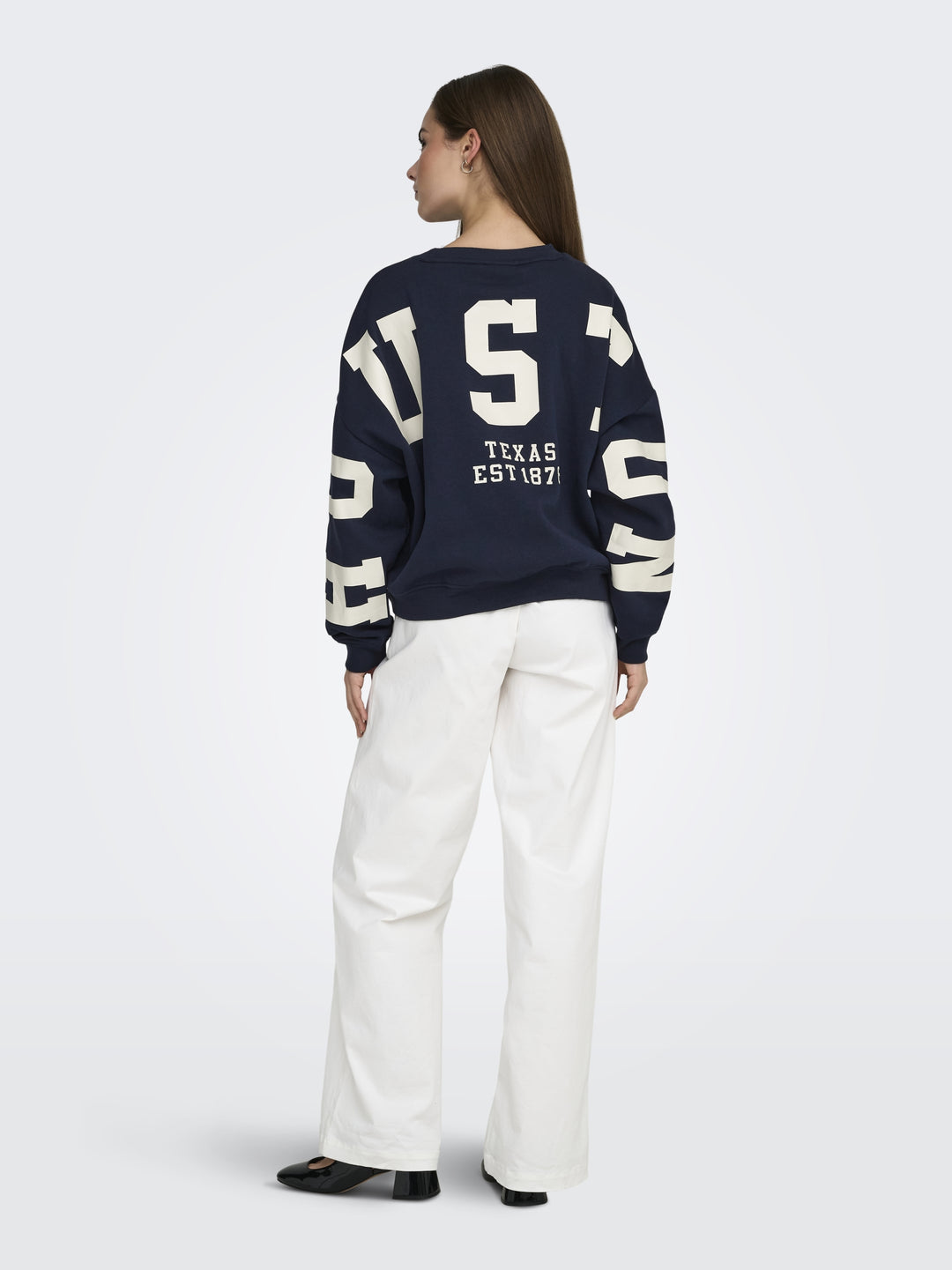 ONLSWEAT L/S BACK/SLEEVE PRINT SWT, Night Sky/BIRCH HOUSTON PRINT 194962003 Bild 4