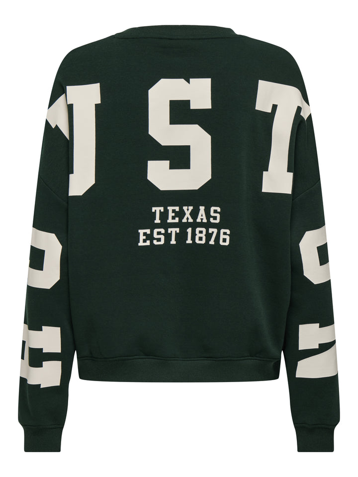 ONLSWEAT L/S BACK/SLEEVE PRINT SWT, Scarab/BIRCH HOUSTON PRINT 201830003 Bild 2