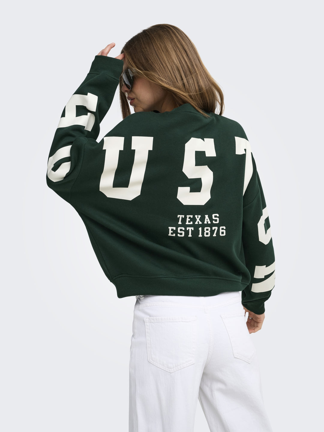 ONLSWEAT L/S BACK/SLEEVE PRINT SWT, Scarab/BIRCH HOUSTON PRINT 201830003 Bild 3