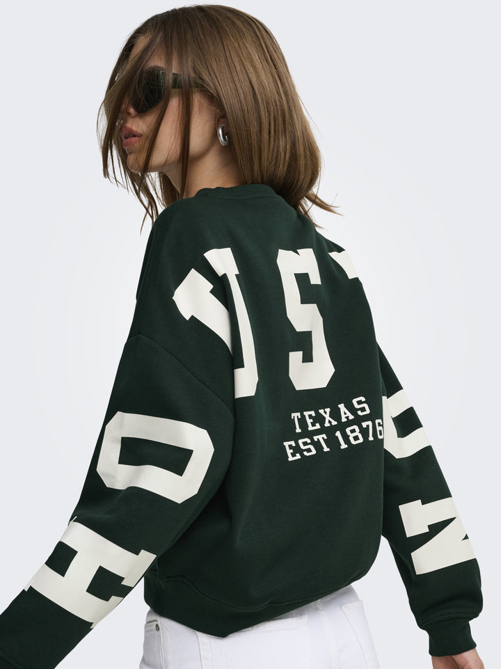 ONLSWEAT L/S BACK/SLEEVE PRINT SWT, Scarab/BIRCH HOUSTON PRINT 201830003 Bild 6