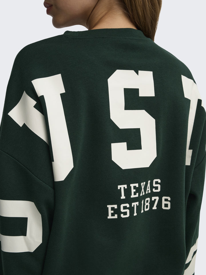 ONLSWEAT L/S BACK/SLEEVE PRINT SWT, Scarab/BIRCH HOUSTON PRINT 201830003 Bild 7