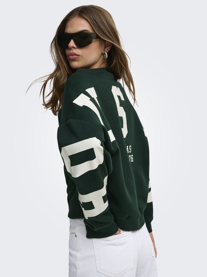 ONLSWEAT L/S BACK/SLEEVE PRINT SWT, Scarab/BIRCH HOUSTON PRINT 201830003 Bild 8