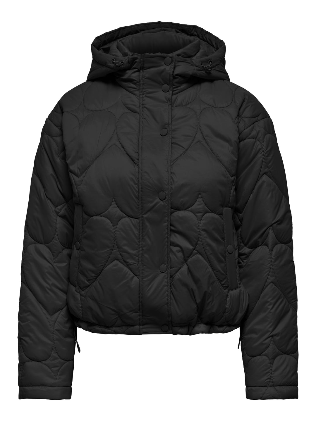 ONLTAHIA LW HEART HOOD JACKET CC OT, Black 177911 Bild 1