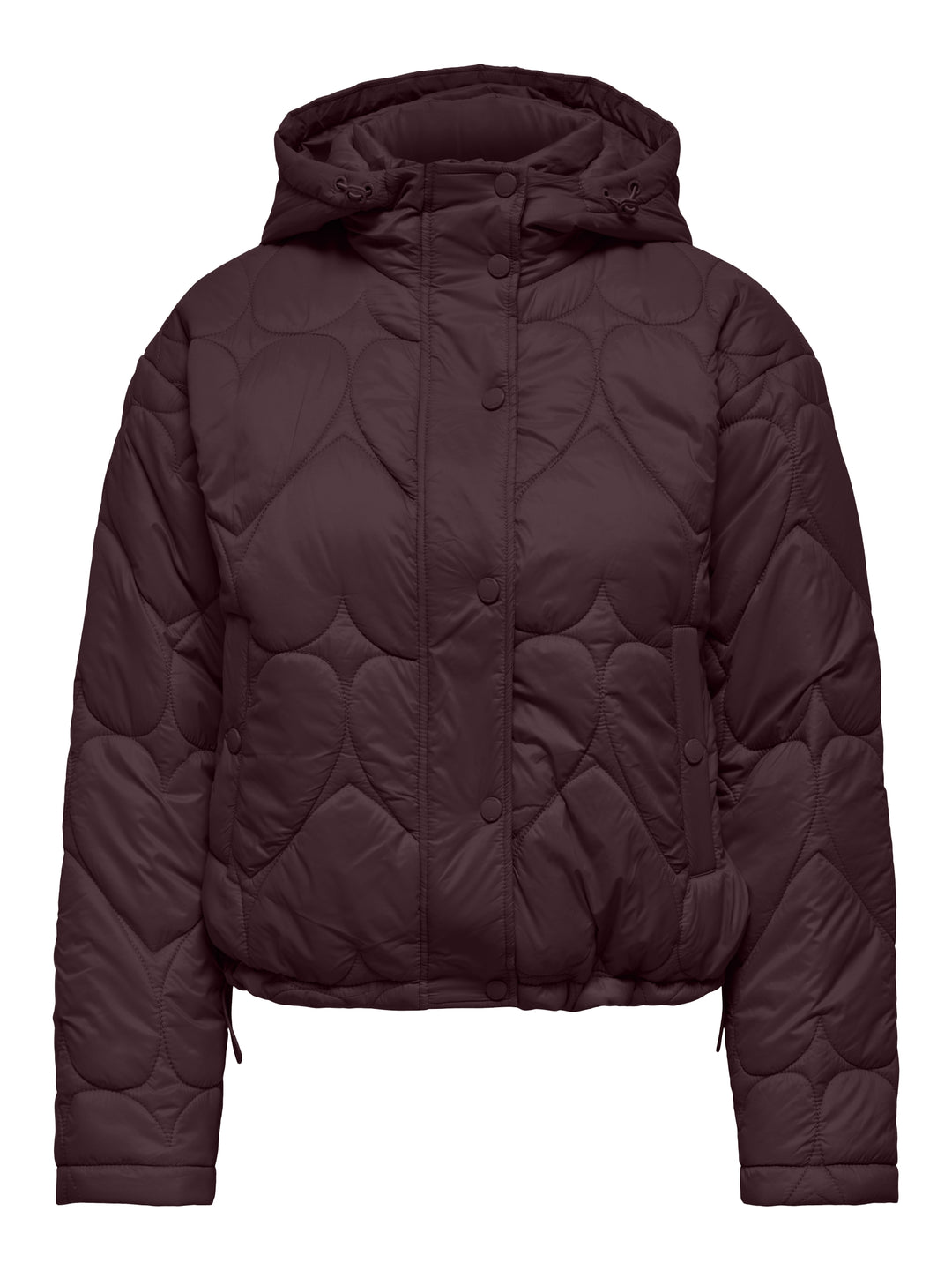 ONLTAHIA LW HEART HOOD JACKET CC OT, Fudge 184723 Bild 1
