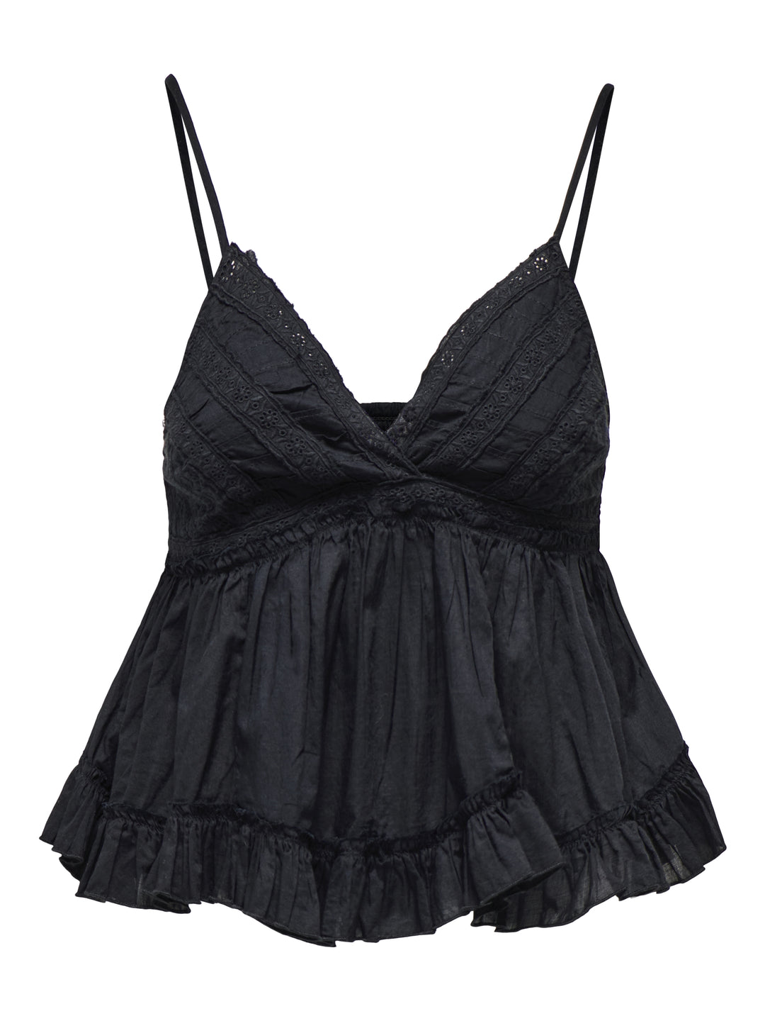 ONLTARIA STRAP EMB TOP WVN, Black 177911 Bild 1