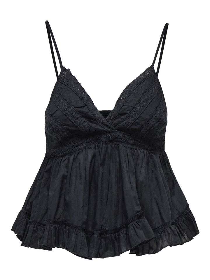 ONLTARIA STRAP EMB TOP WVN, Black 177911 Bild 1