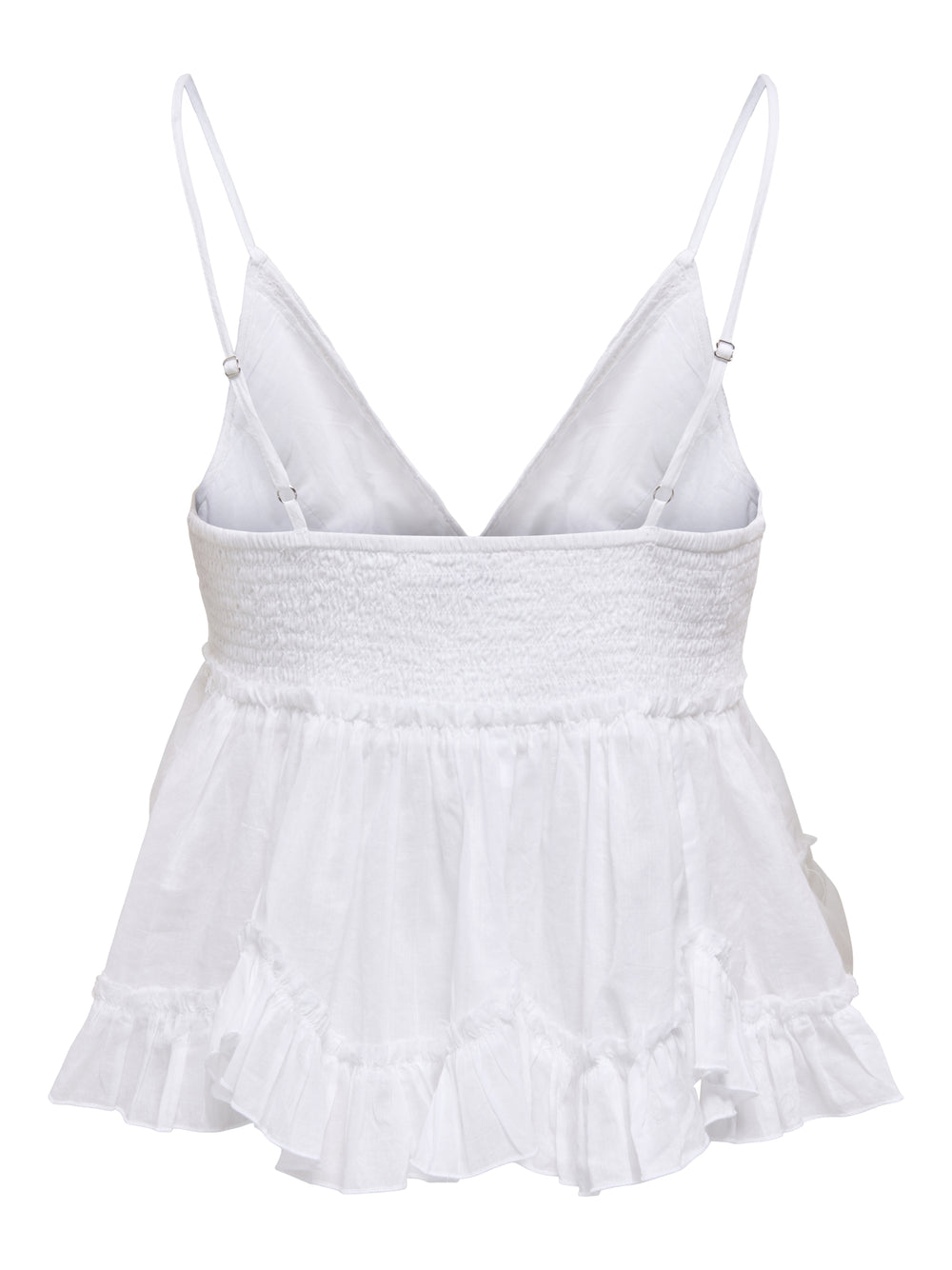 ONLTARIA STRAP EMB TOP WVN, Bright White 190858 Bild 2