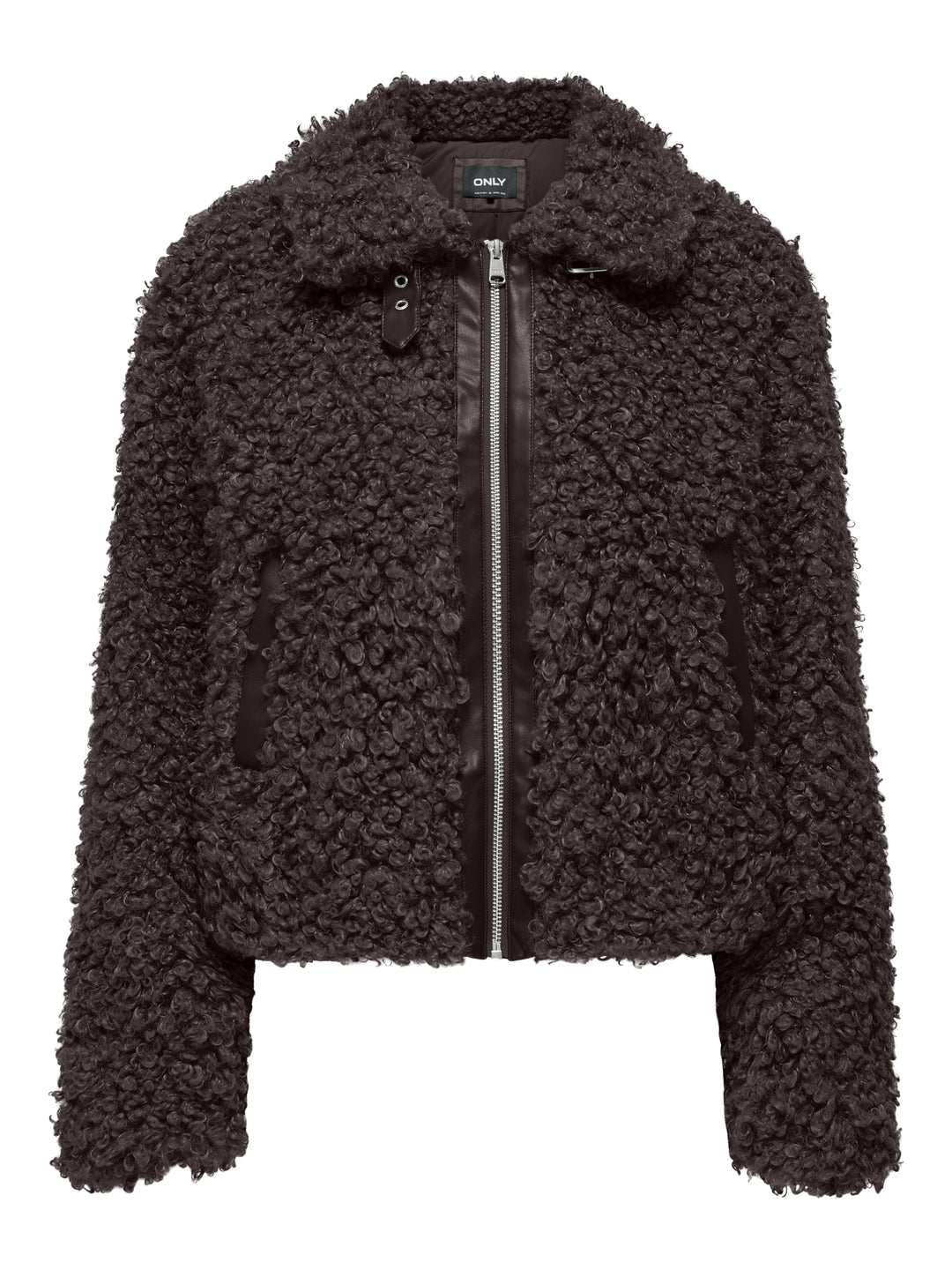 ONLTILDA TEDDY JACKET CC OTW, Chocolate Torte 244915 Bild 1