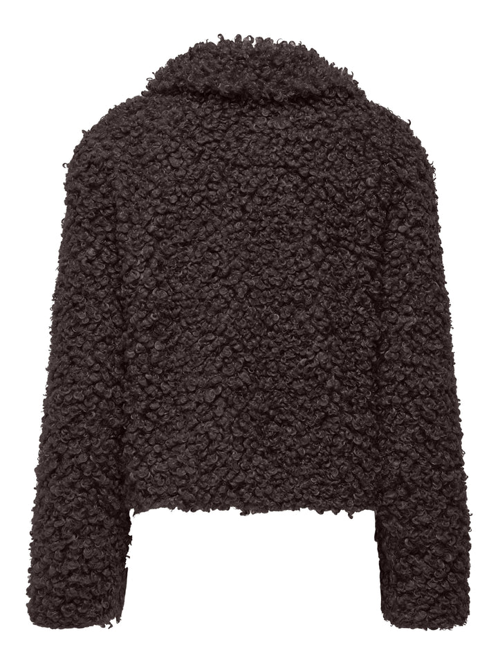 ONLTILDA TEDDY JACKET CC OTW, Chocolate Torte 244915 Bild 2