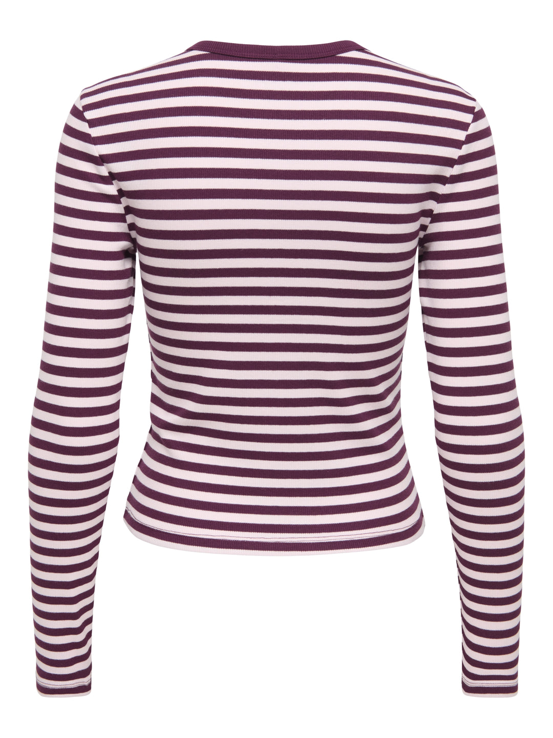 ONLVAL L/S O-NECK STRIPE TOP JRS, Fig/Pale lilac (mette) + emb. heart 177912002 Bild 2