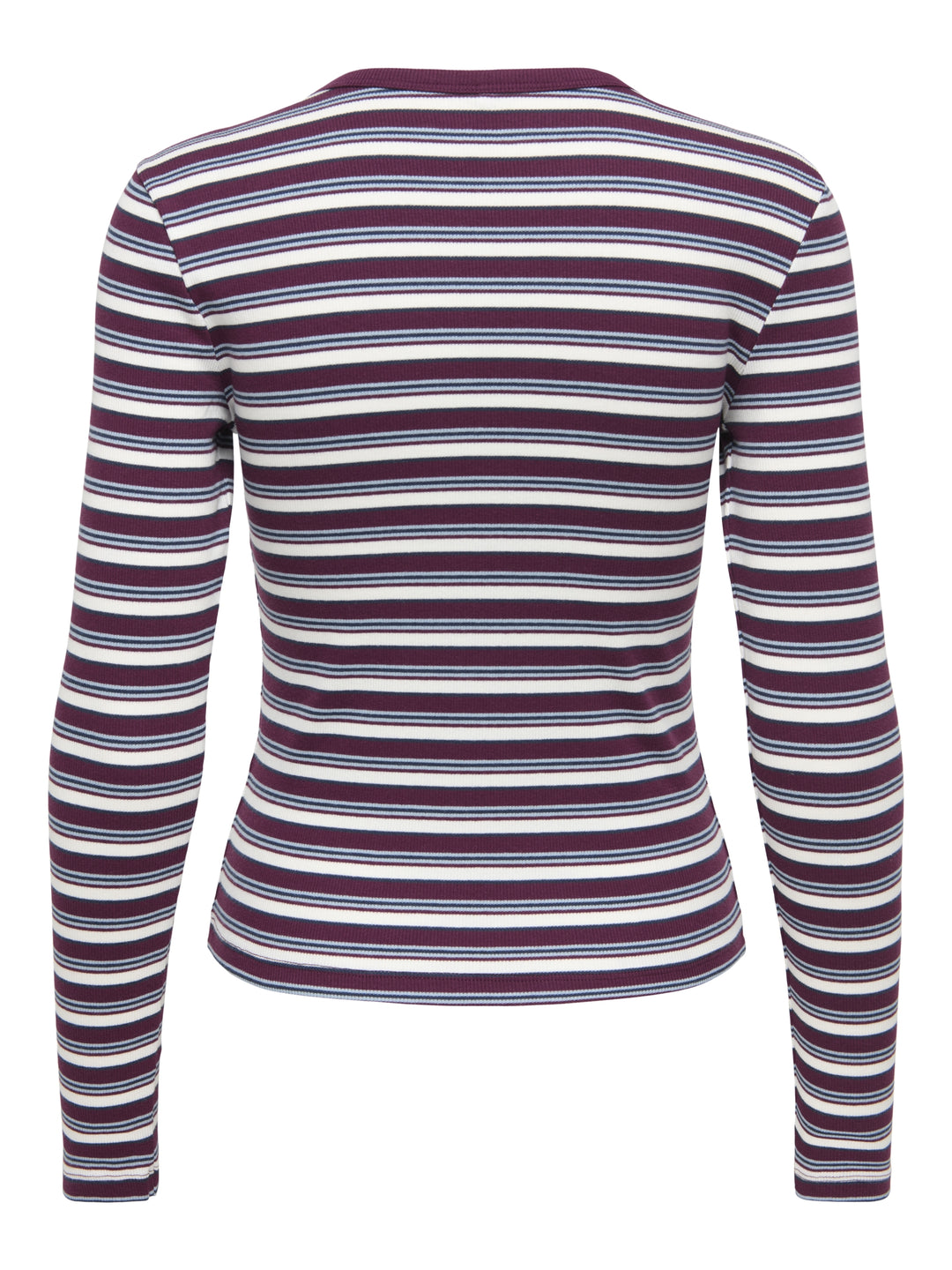 ONLVAL L/S O-NECK STRIPE TOP JRS, Fig/Dusty blue + cd + navy blazer ( 177912004 Bild 2
