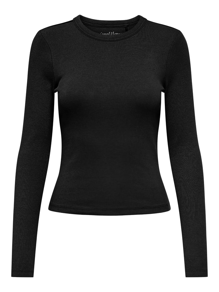 ONLVAL L/S O-NECK TOP JRS, Black 177911 Bild 1