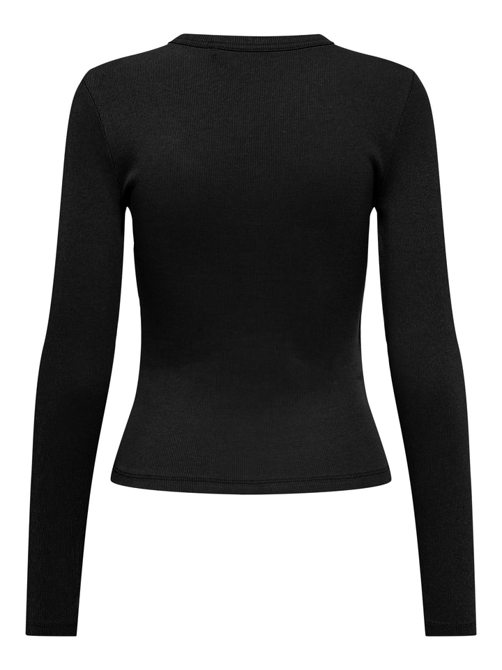 ONLVAL L/S O-NECK TOP JRS, Black 177911 Bild 2