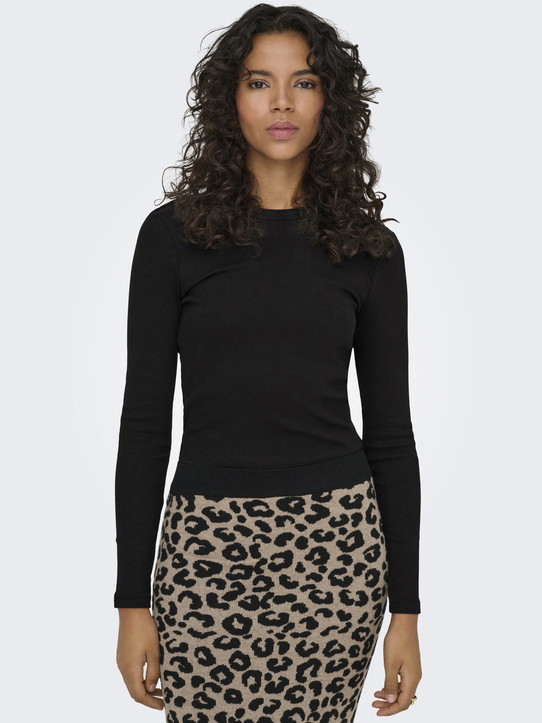 ONLVAL L/S O-NECK TOP JRS, Black 177911 Bild 5