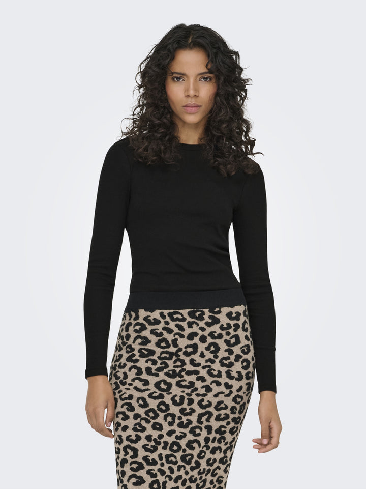 ONLVAL L/S O-NECK TOP JRS, Black 177911 Bild 7