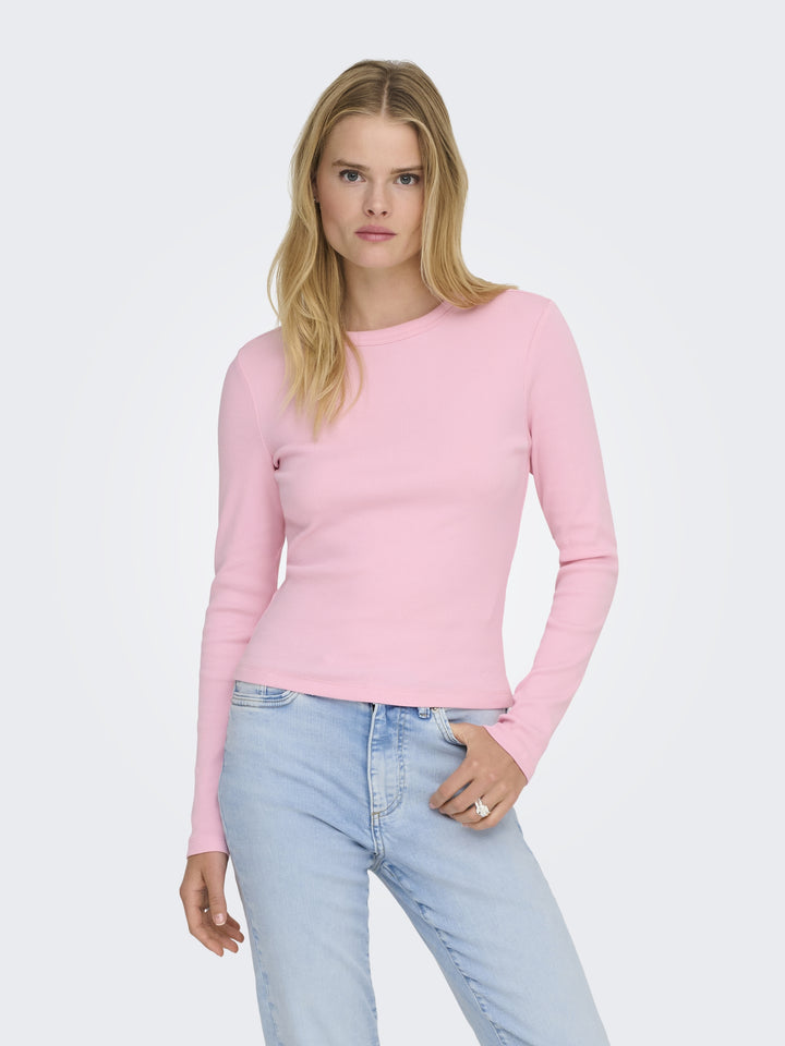 ONLVAL L/S O-NECK TOP JRS, Romance Rose 305041 Bild 5