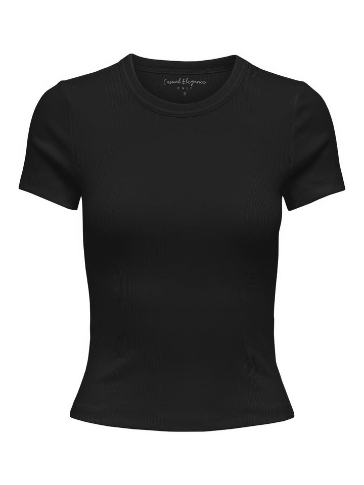 ONLVAL S/S O-NECK TOP JRS, Black 177911 Bild 1