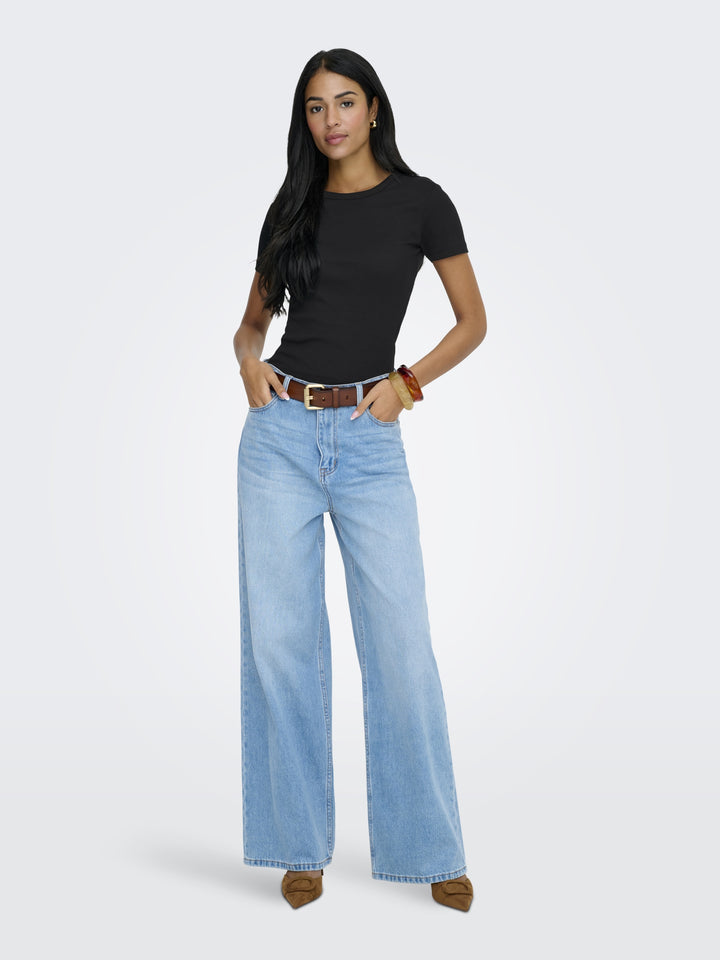 ONLVAL S/S O-NECK TOP JRS, Black 177911 Bild 5