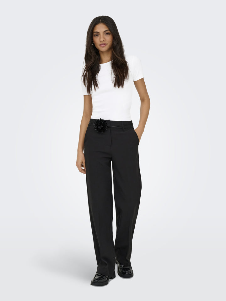 ONLVAL S/S O-NECK TOP JRS, Bright White 190858 Bild 5