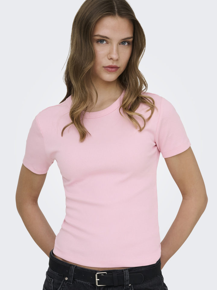 ONLVAL S/S O-NECK TOP JRS, Romance Rose 305041 Bild 7