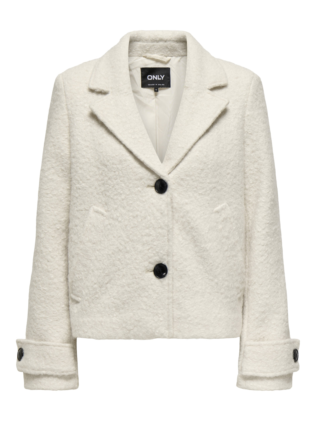 ONLVALERIA BOUCLE SHORT COAT OTW, Pumice Stone 189959 Bild 1