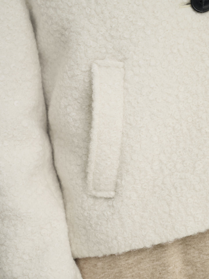 ONLVALERIA BOUCLE SHORT COAT OTW, Pumice Stone 189959 Bild 6