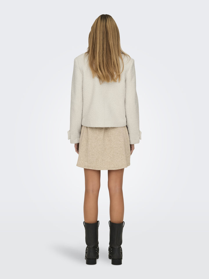 ONLVALERIA BOUCLE SHORT COAT OTW, Pumice Stone 189959 Bild 7