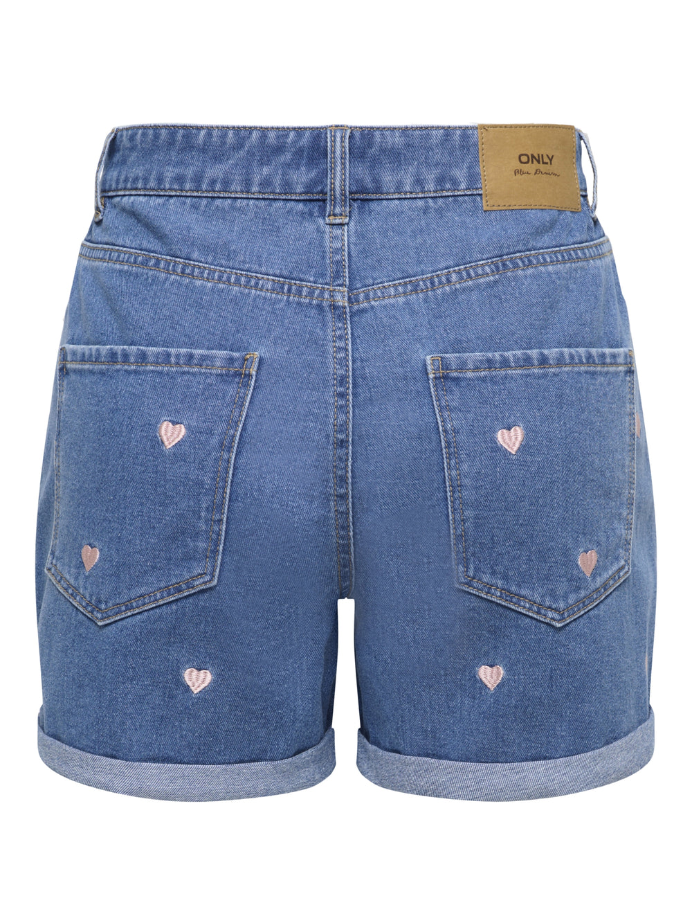 ONLVEGA HW EMBROIDERY DNM SHORTS GU, Medium Blue Denim 179695 Bild 2