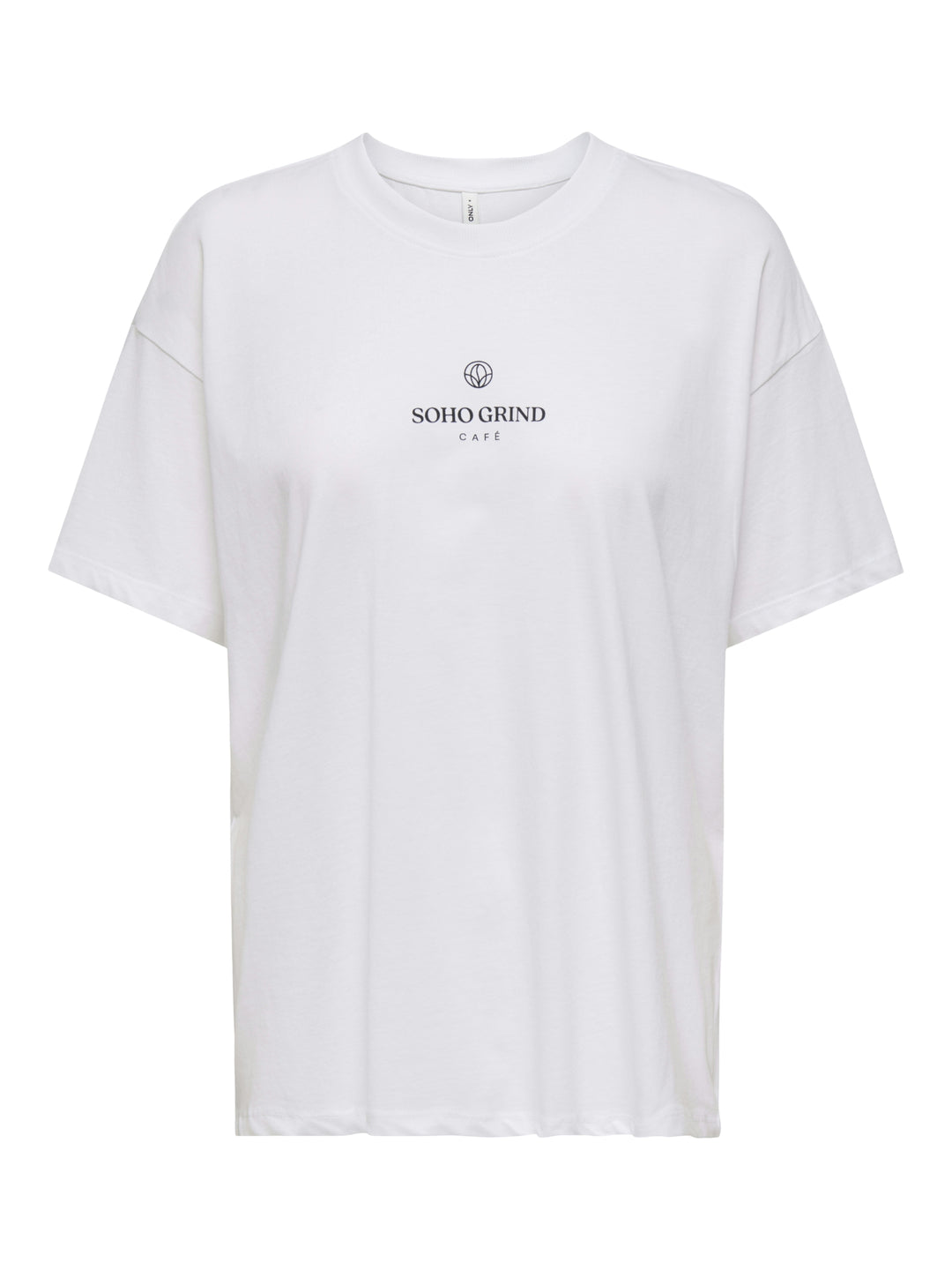 ONLVIVVI S/S LOVELY TOP JRS, Bright White/Espresso exotic roots 190858099 Bild 1