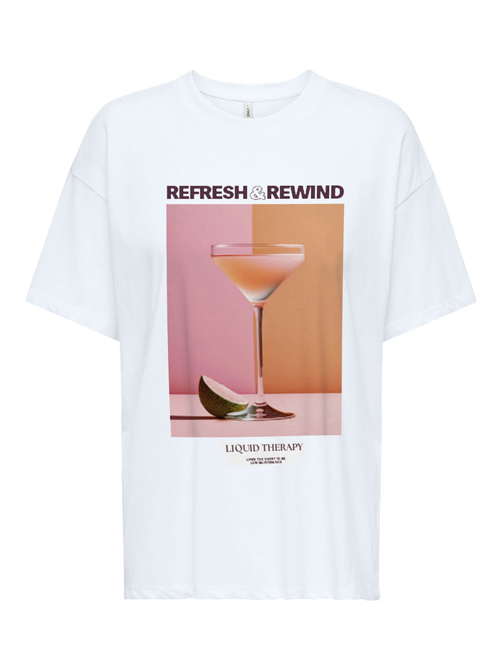 ONLVIVVI S/S LOVELY TOP JRS, Bright White/Refresh 190858114 Bild 1
