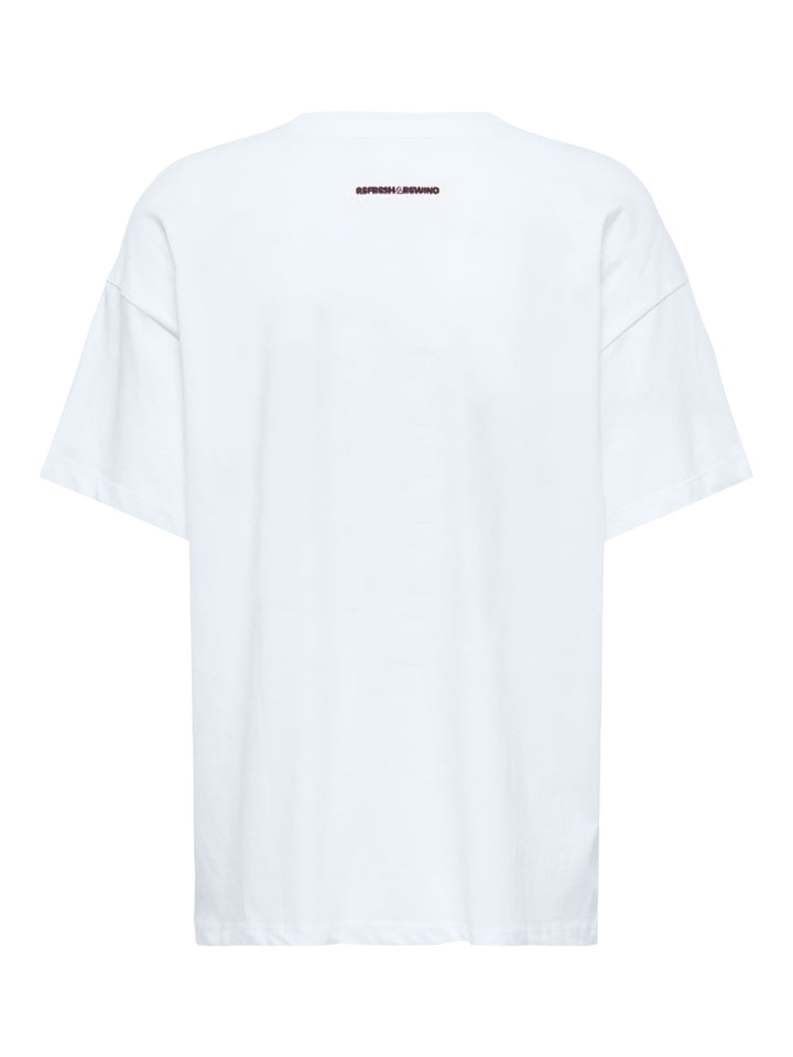 ONLVIVVI S/S LOVELY TOP JRS, Bright White/Refresh 190858114 Bild 2