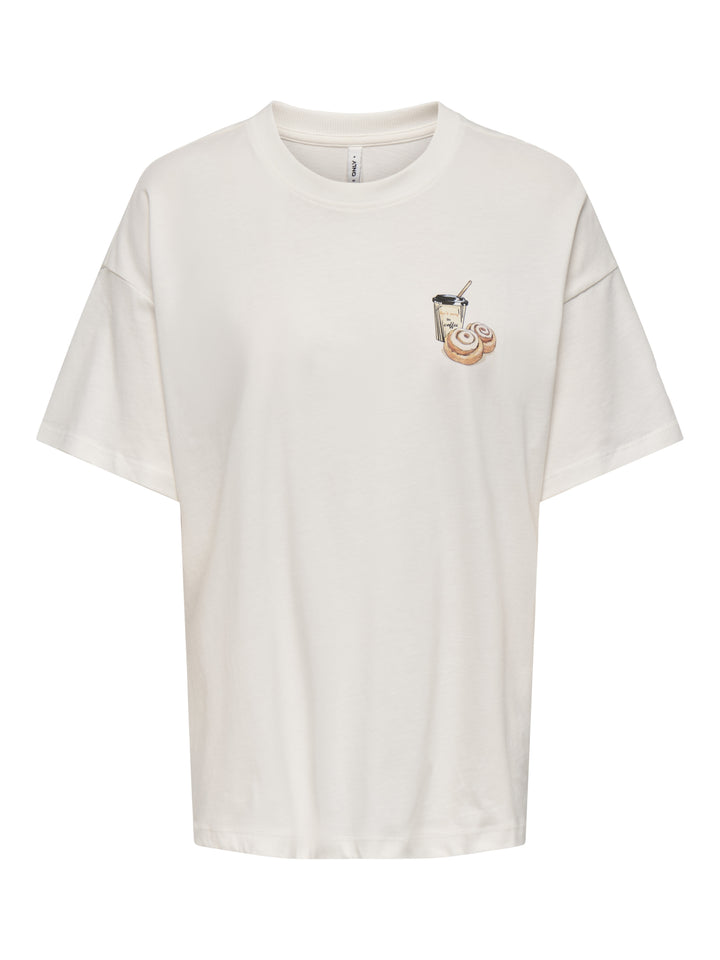 ONLVIVVI S/S LOVELY TOP JRS, Cloud Dancer/Cinnamon back 177922113 Bild 1