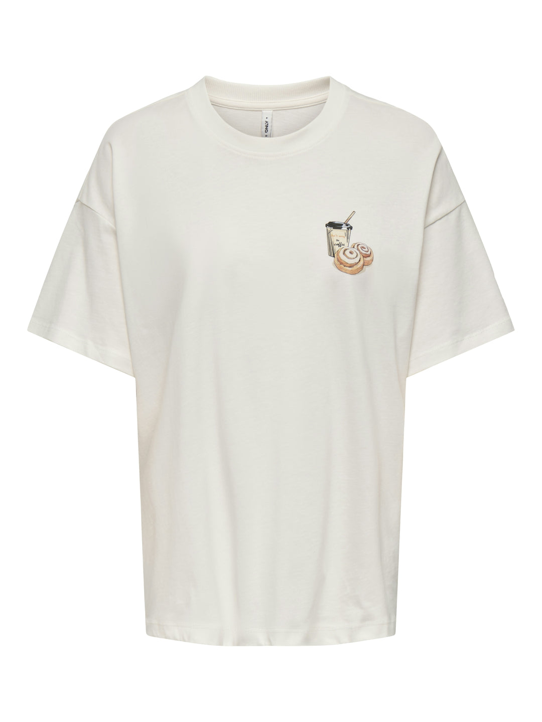 ONLVIVVI S/S LOVELY TOP JRS, Cloud Dancer/Cinnamon back 177922113 Bild 1
