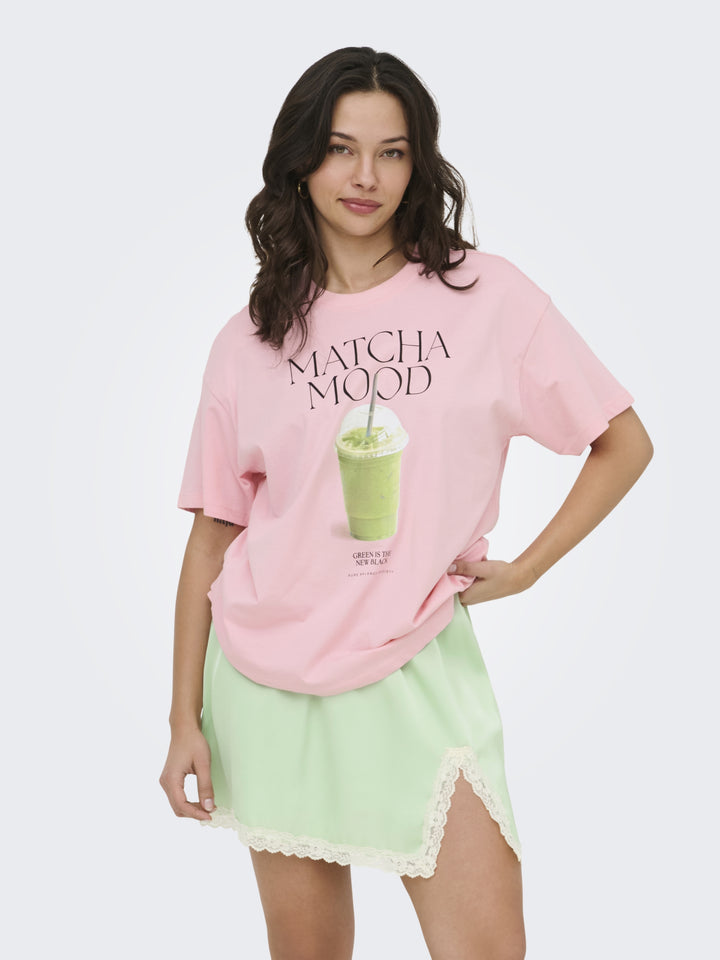 ONLVIVVI S/S LOVELY TOP JRS, Romance Rose/Matcha exotic roots 305041098 Bild 5