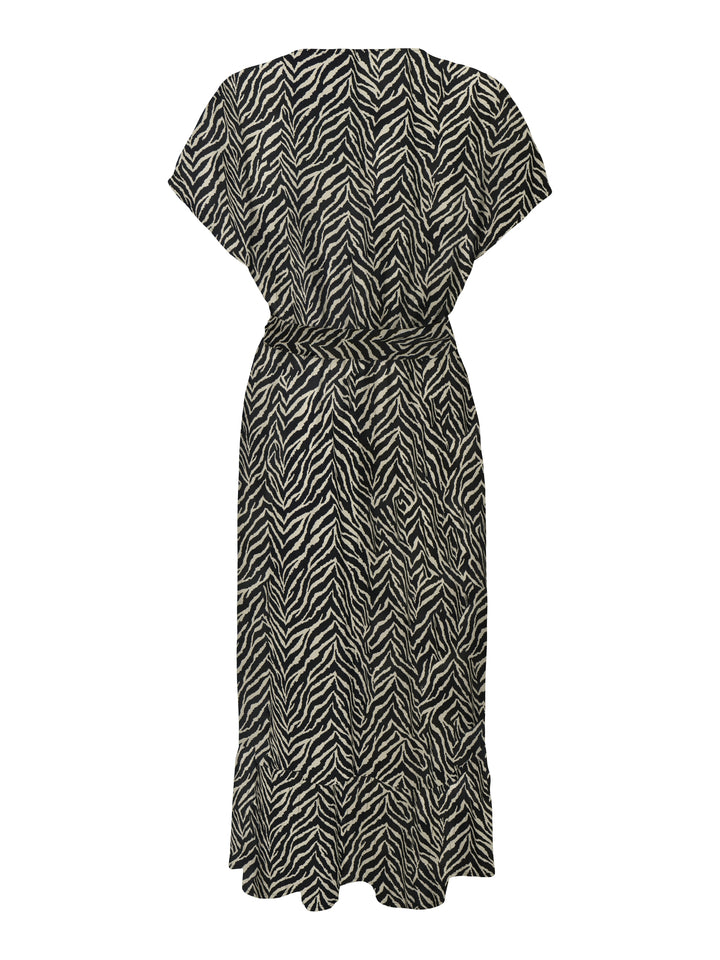 ONLZILLA ADELE SS LONG DRESS NOOS W, Black/KATTY ANIMAL 177911006 Bild 2
