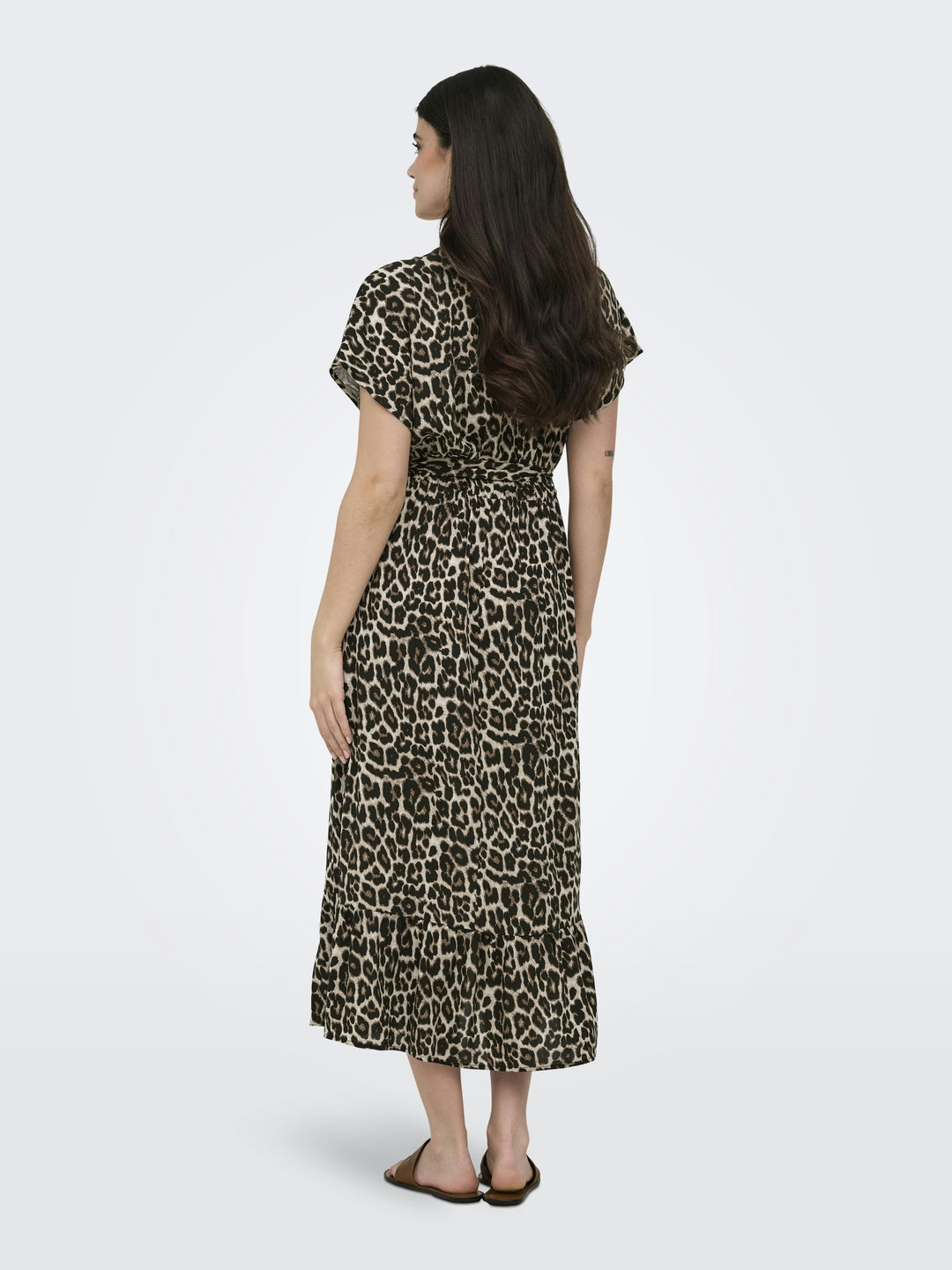 ONLZILLA ADELE SS LONG DRESS NOOS W, Timber Wolf/631 WILDLIFE 272236003 Bild 5